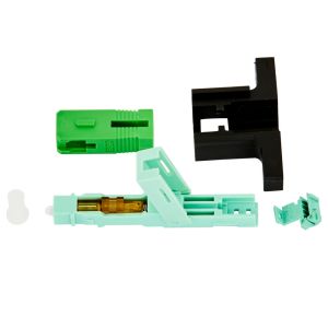 SC APC Fiber Optic Fast Connector, Quick Assembly Fast Connect