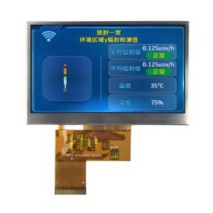 4.3 Inch IPS TFT LCD 480*272 Pixel 262K Full Color Display ST7283 Driver IC