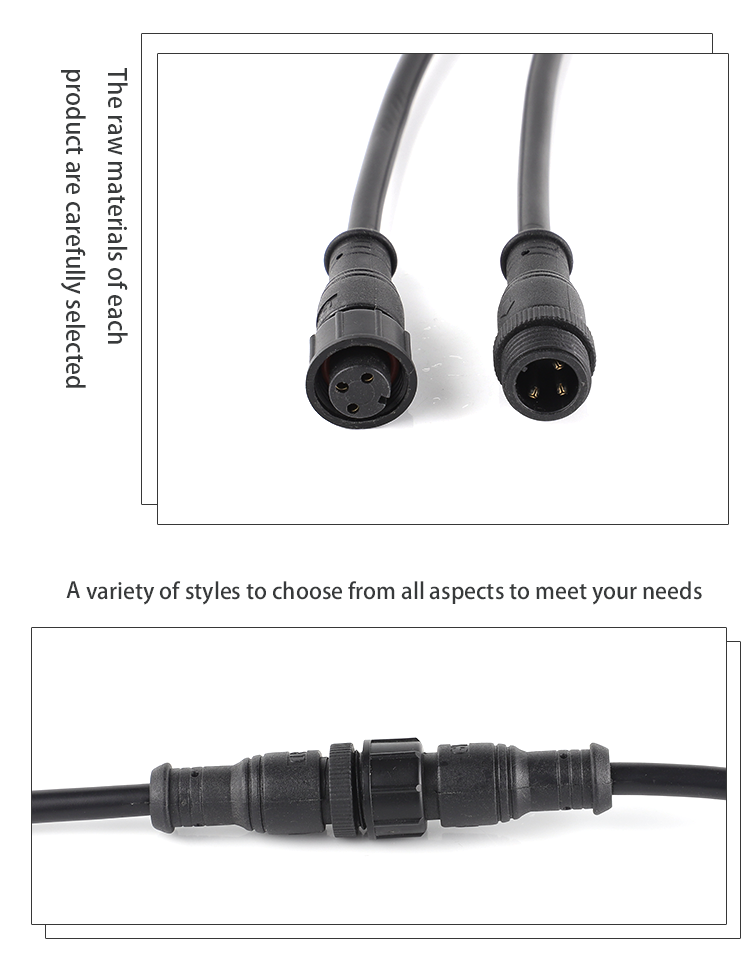 BLUE PVC M15 WITH CABLE