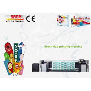 6kw Tent Fabric / Flag Fabric Printing System With High Resolution