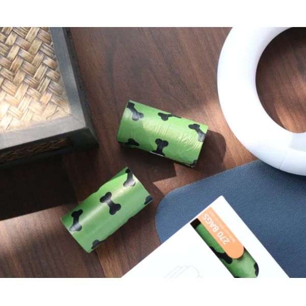 Custom Cornstarch Dog Poop Bag 100% Biodegradable Eco Friendly Compostable Poop Bag