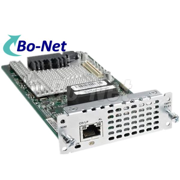 Quality NIM 1MFT T1 E1 Cisco Router Interface Cards , Fourth Generation Cisco Ethernet Module for sale