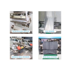 Disposable Hotel Towel Flow Horizontal Packing Machine 4020mm Air Filling