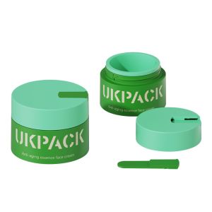 PP Capacity 50g 100g Cosmetic Cream Jars With Small Scoop