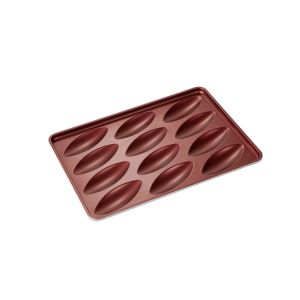 Wholesale 530x380x32.8mm 12 Links Croissant Aluminized Steel Baking Pans from china suppliers