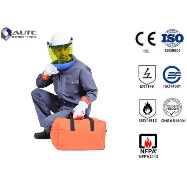 XXL Best 8 cal Arc Flash Category 1 Protective Suit For ASTM F2621