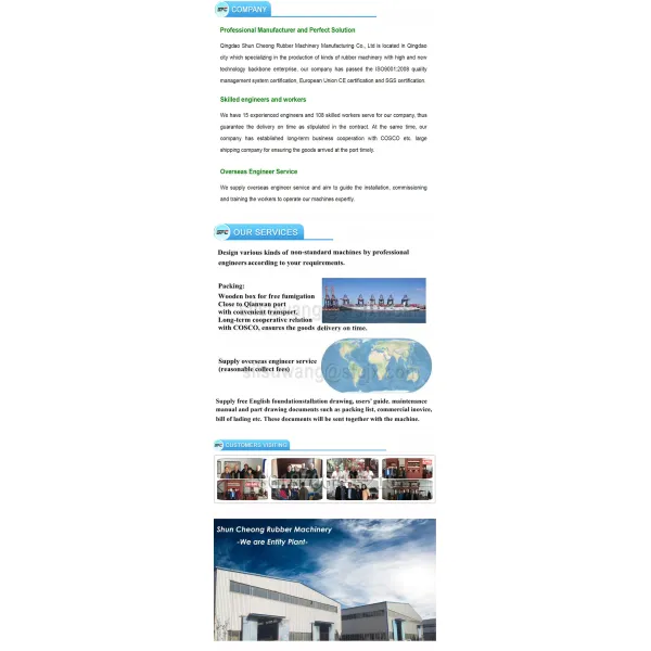 Factory overview and manufacturing facilities of rubber machinery