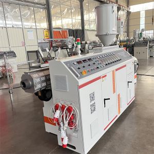 HDPE Single Screw Extruder Plastic Extrusion Making Machine