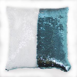 White and Silver Double Sides Colors Sublimation Cushion Cover Blanks Sequin