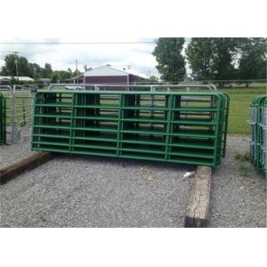 China 1800mm x 2100mm Horse Fence Round Pen 42mm O.D x 1.6 mm thickness Arena Corral Panel and Fram Gate Used In USA Market on sale