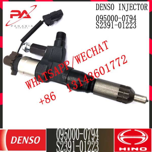DENSO Diesel Common rail Injector 095000-0794 for HINO S2391-01223