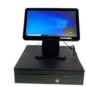 China 16G DDR3 Memory 15.6'' Full HD Touch Screen WIN/Android POS Terminal with LED8 Display on sale