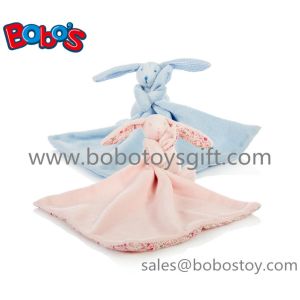 CE approved good quanlity infant toy plush baby bunny hold blanket