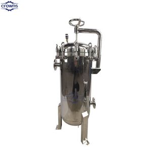 SUS304/SUS316L Stainless Steel Bag Filter Housing With 5-40°C Working Temperatur