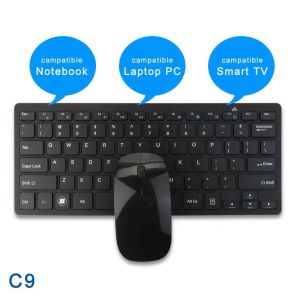 2.4G Wireless Mini Keyboard And Mouse Combo With Mouse Silent Key