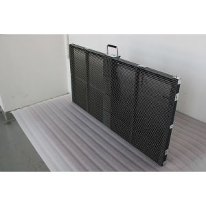 3840Hz SMD1921 glass Window LED Display Transparent Waterproof IP65