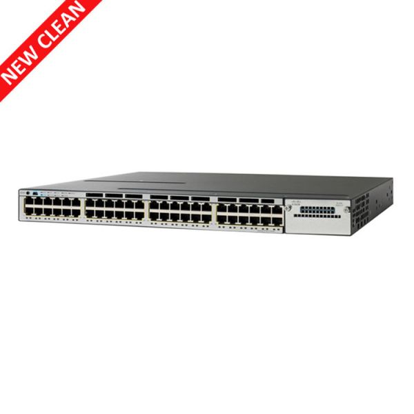 Quality Cisco Catalyst 3750X 48 Port Network Switch NIB WS-C3750X-48T-E for sale