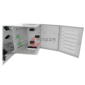 Multi - Operator Fiber Optic Connection Box ODB CTO 48 Cores 2 Door IP30