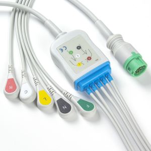 Mindray Datascope 040-000963-00 EA6252B ECG Cables and Leadwires 12pin Connector