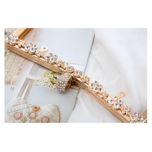 Wholesale 22cm Glittering O Ring Closure Purse Clutch Frame For Engaged Handbag from china suppliers