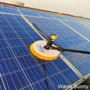 Wanlvsunny Single-Disc Rotating Brush with Telescopic Water Fed Handle and Nylon