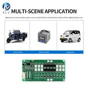 3s - 5s Lifepo4 50a Lithium Battery Bms Board With Temp Sensor For Solar Street