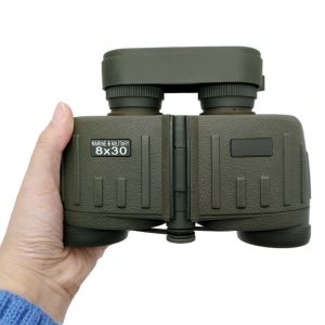 Military Green Porro Prism Binoculars For Bird Watching And Camping