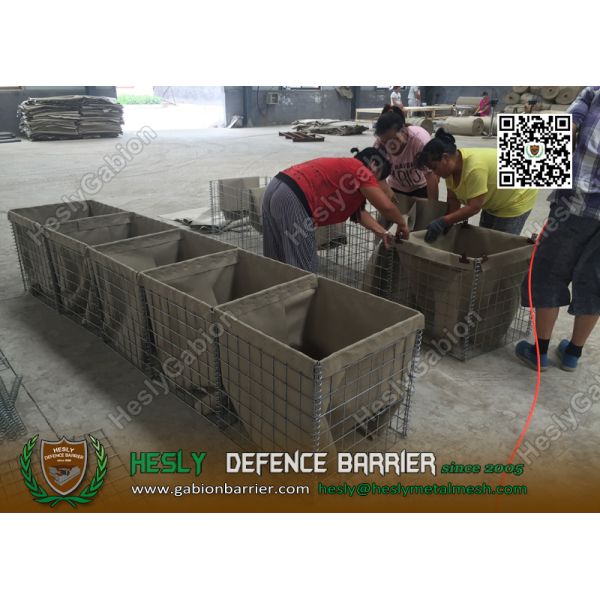 Welded Gabion Protective Barrier