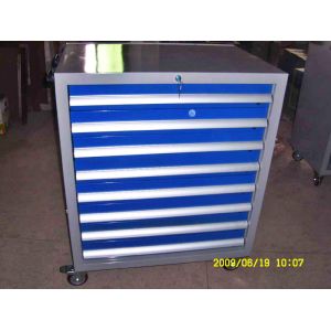 Professional Powder Coated Garage Mobile Tool Chest With Friction Slides