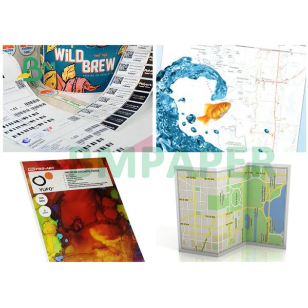 A3 A4 Size 150UM 200UM Synthetic Paper Never Tear Waterproof Paper 