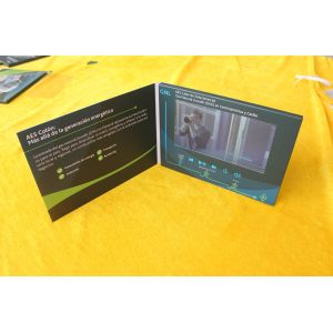 Wholesale Rechargeable LCD Video Brochure Folded For Event Lecture ROHS from china suppliers