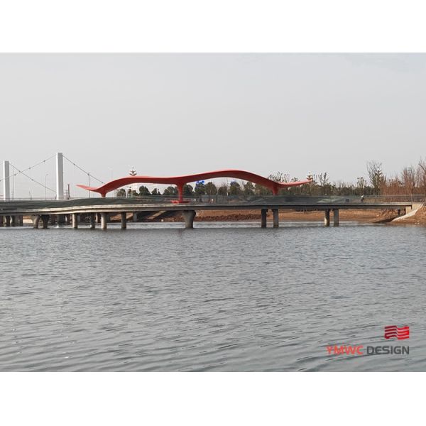 Customizable Outdoor Metal Pavilion for City Park Public Art Sculpture Shade Look