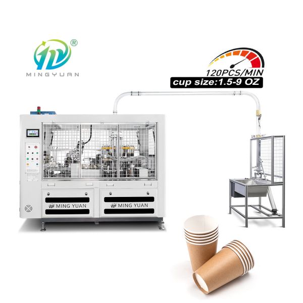 2023 Hot selling Forming Fully Automatic 1.5-9oz Disposable Paper Cup Machine