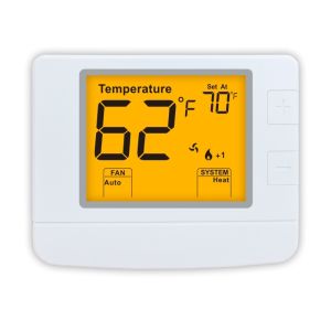 Riseem 50/60Hz Non Programmable Thermostat with 5.58 Sq.in. Display Size and 2