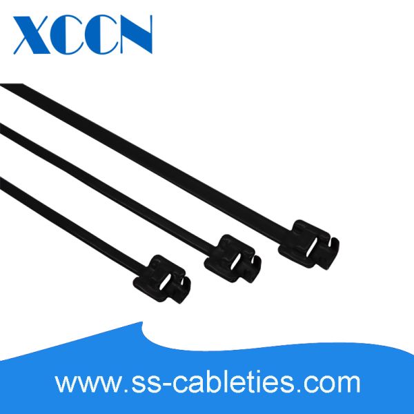 Foldable Stainless Steel Locking Ties , High Strength Wire Zip Ties Cutted