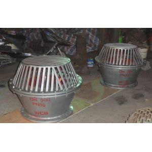 DN500 Welding Steel Pipe Foot Valve With Single Flange PN10 PN16 For Tank Bottom