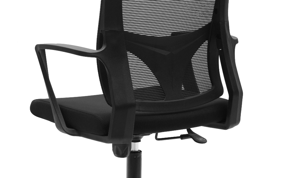 90 To 130 Degrees Mesh Staff Chair Breathable S Shaped Backrest