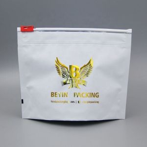 Soft Touch Smell Proof Stand Up Pouches Edible Packaging Child Resistant Printed