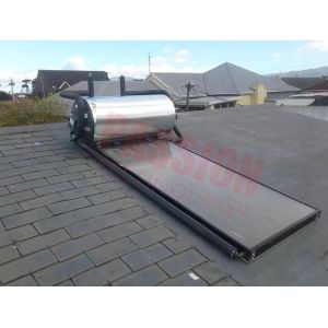 China Integrated Pressurized Flat Plate Solar Water Heater Rooftop Collector on sale