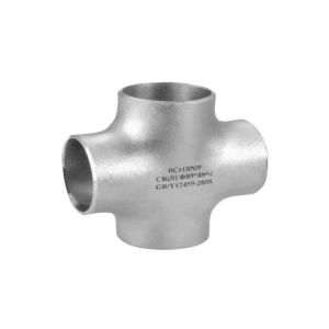 Threaded Cross Pipe Fitting With Polished Finish Female End Connection Type