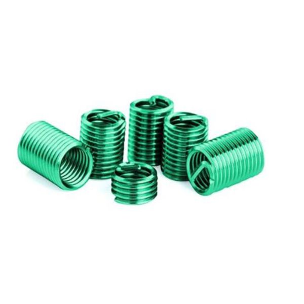 Green Carbon steel Wire Thread Insert Customized Anodizing finishing M12 M16 M18
