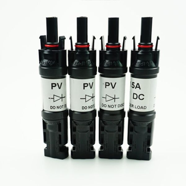 15A IP67 Solar Diode Connector with DC1000V Rating