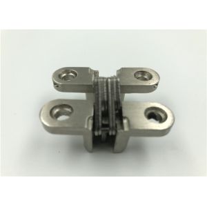 Satin Nickel SOSS Invisible Hinge 180 Degree Easy To Electroplate