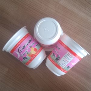 350 ml sealing Disposable plastic pp cup yoghourt cup