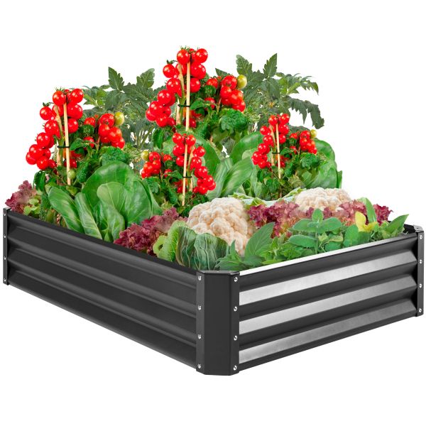 7.9kg Power Coated Surface 8x3ft Raised Metal Garden Bed
