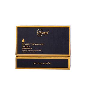 Makeup Packaging Reusable Non-Toxic Empty Paper Material Face Cream Box For Skin