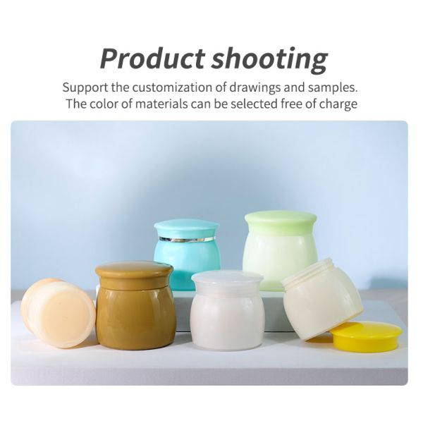 Silk Printing 15ml Perfume Bottle 12g 20g 40g Empty PP Plastic Jar for Cosmetic