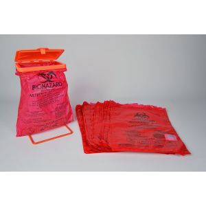 Scientific Steel Wire Biohazard Bag Holder, Epoxy Coated, Standard-Sized