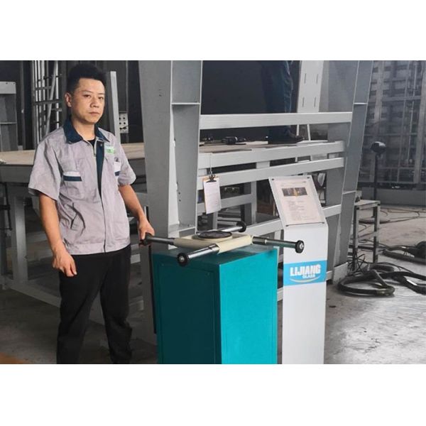 Quality Breight Colour Rotated Table Easy Operate For Sealant Pump Of Double Glazing Processing for sale