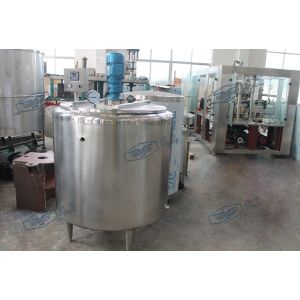 Double Wall Electric Heating Sugar Melting Pot / Tank For Soft Drink Production